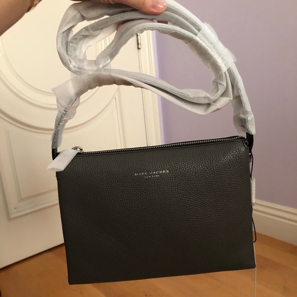 Dark gray Marc Jacobs crossbody purse